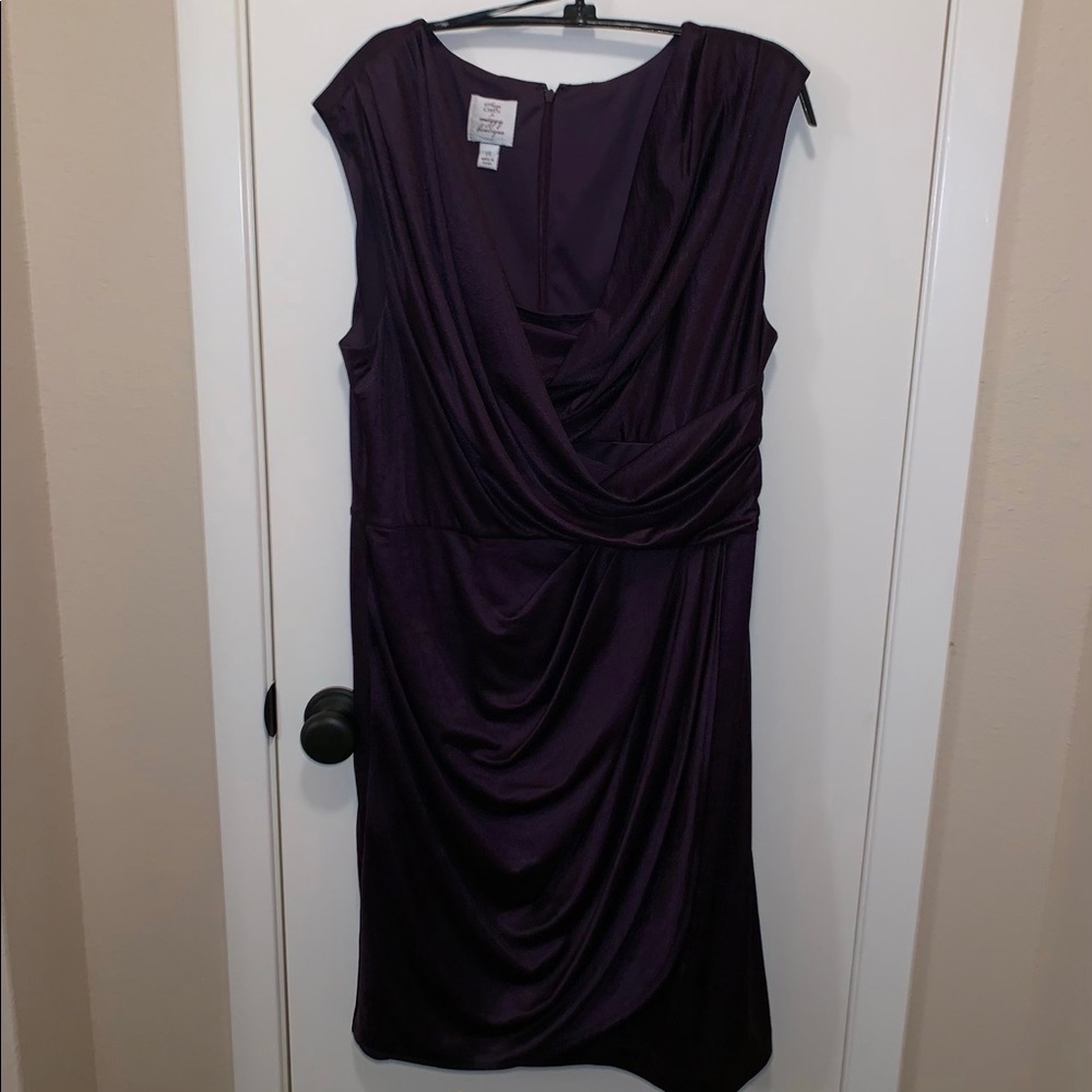 plum dress